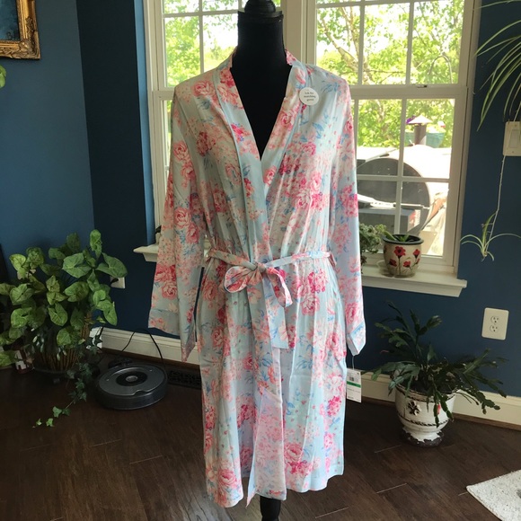 Miss Elaine Other - NWT Miss Elaine Floral Cotton Robe